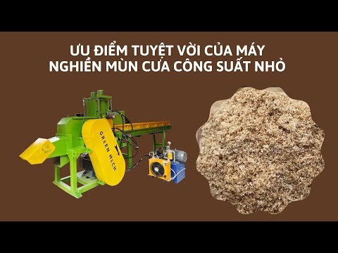 Ưu điểm tuyệt vời của máy nghiền mùn cưa công suất nhỏ