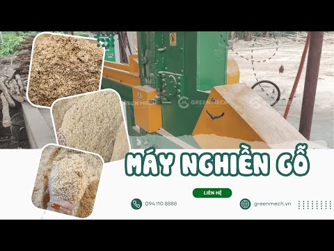 Máy nghiền gỗ giúp tăng hiệu suất sản xuất và giảm chi phí vận hành