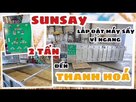 Máy sấy nông sản, sấy cà phê, sấy lúa bắp, trang trại lớn
