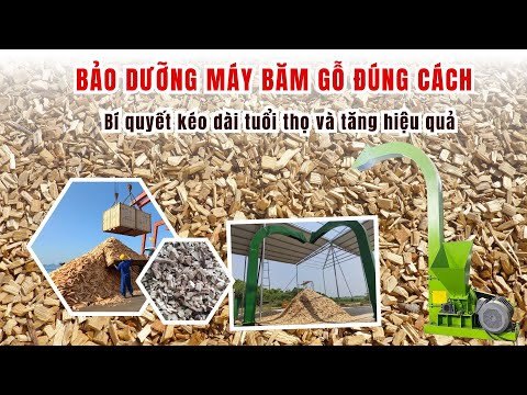 Bảo dưỡng máy băm gỗ đúng cách