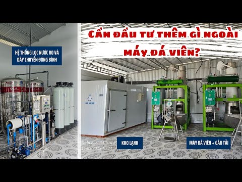 Cần đầu tư thêm gì ngoài máy đá viên