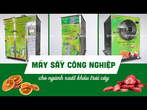 MÁY SẤY CÔNG NGHIỆP cho ngành xuất khẩu trái cây