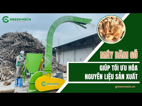 MÁY BĂM GỖ giúp tối ưu hóa nguyên liệu sản xuất trong dây chuyền công nghiệp hiện đại