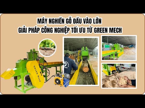 Máy nghiền gỗ đầu vào lớn