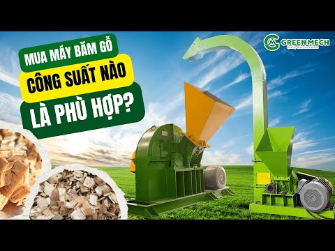 Mua MÁY BĂM GỖ mini hay máy băm gỗ công suất lớn