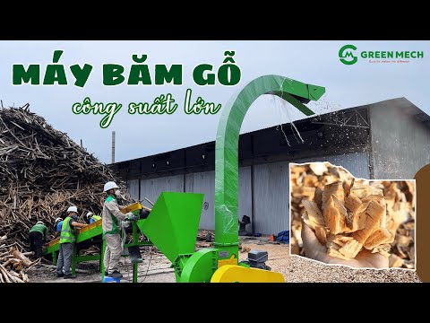 Lợi ích khi sử dụng MÁY BĂM GỖ công suất lớn để tăng năng suất và lợi nhuận