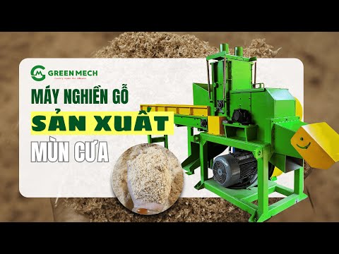 Máy nghiền gỗ sản xuất mùn cưa để làm nguồn nhiên liệu