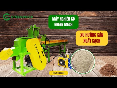Máy nghiền gỗ và xu hướng sản xuất sạch trong ngành công nghiệp gỗ