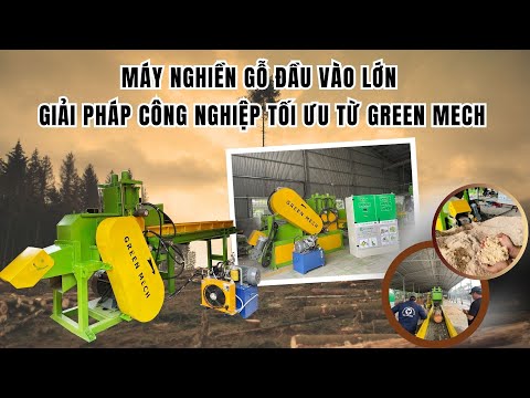 Máy nghiền gỗ đầu vào lớn