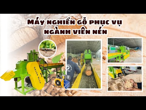 Máy nghiền gỗ phục vụ ngành viên nén