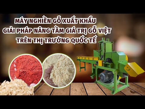 Máy nghiền gỗ xuất khẩu