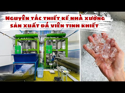 Nguyên tắc thiết kế nhà xưởng sản xuất đá viên tinh khiết ICE COOL
