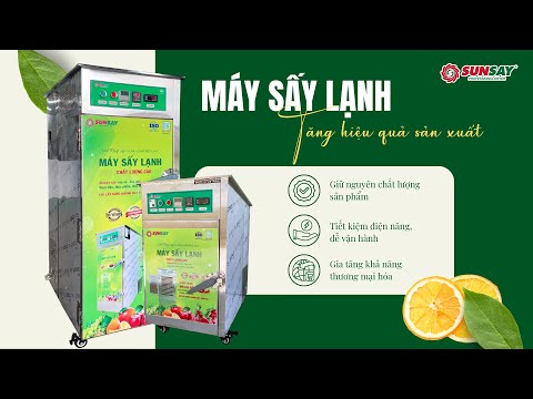 Máy sấy lạnh tăng hiệu quả sản xuất tại các mô hình OCOP địa phương