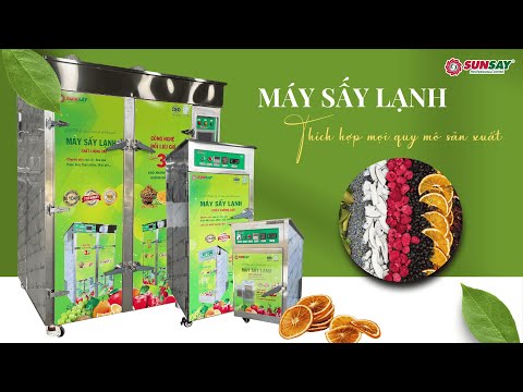 Máy sấy lạnh thích hợp mọi quy mô sản xuất, từ hộ gia đình đến nhà máy lớn