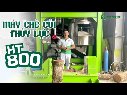 Giới thiệu máy CHẺ CỦI THỦY LỰC HT800 - Giải pháp chẻ củi nhanh chóng, an toàn