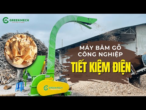 Máy băm gỗ công nghiệp tiết kiệm điện