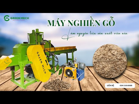 Máy nghiền gỗ làm nguyên liệu viên nén