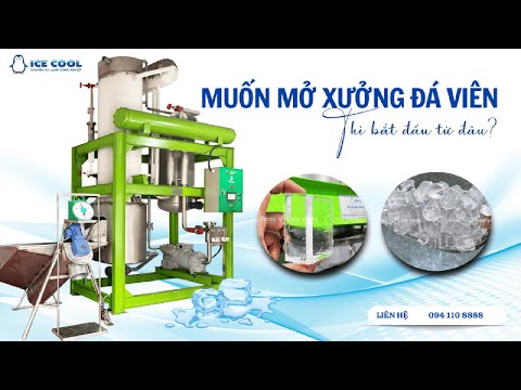 Mở xưởng đá viên tinh khiết từ con số 0