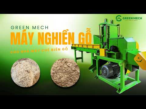 Máy nghiền gỗ cho nhà máy chế biến gỗ