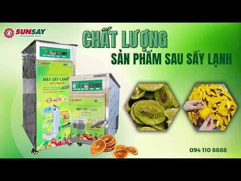 chất lượng sản phẩm sau sấy lạnh