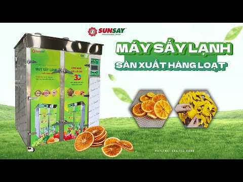 máy sấy lạnh cho sản xuất hàng loạt