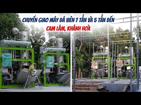 Chuyển giao máy đá viên 7 tấn và 5 tấn đến Cam Lâm