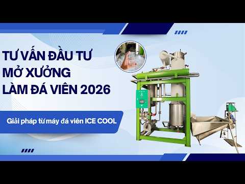 Tư vấn đầu tư mở xưởng sản xuất đá viên 2026