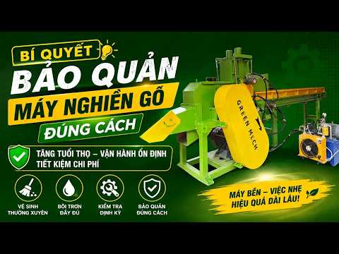Bảo quản máy nghiền gỗ đúng cách trong mùa mưa để giảm chi phí sửa chữa