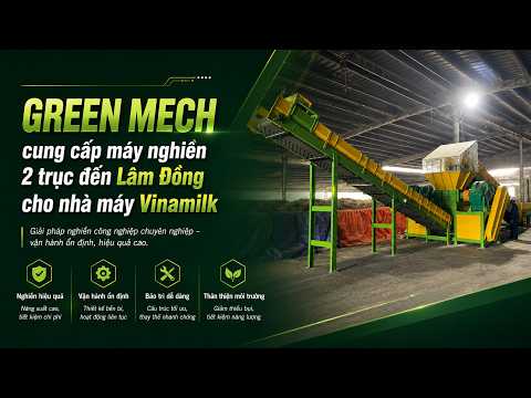 Máy nghiền 2 trục đến Lâm Đồng cho nhà máy Vinamilk
